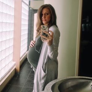 Motherhood Maternity Ribbed Body Con Dress